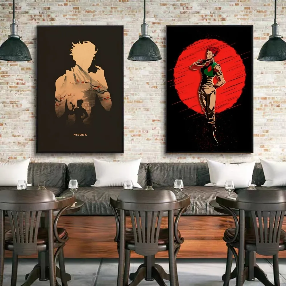 Hunter X Hunter Hisoka Anime Posters Sticky Fancy Wall Sticker For Living Room Bar Decoration Room Wall Decor