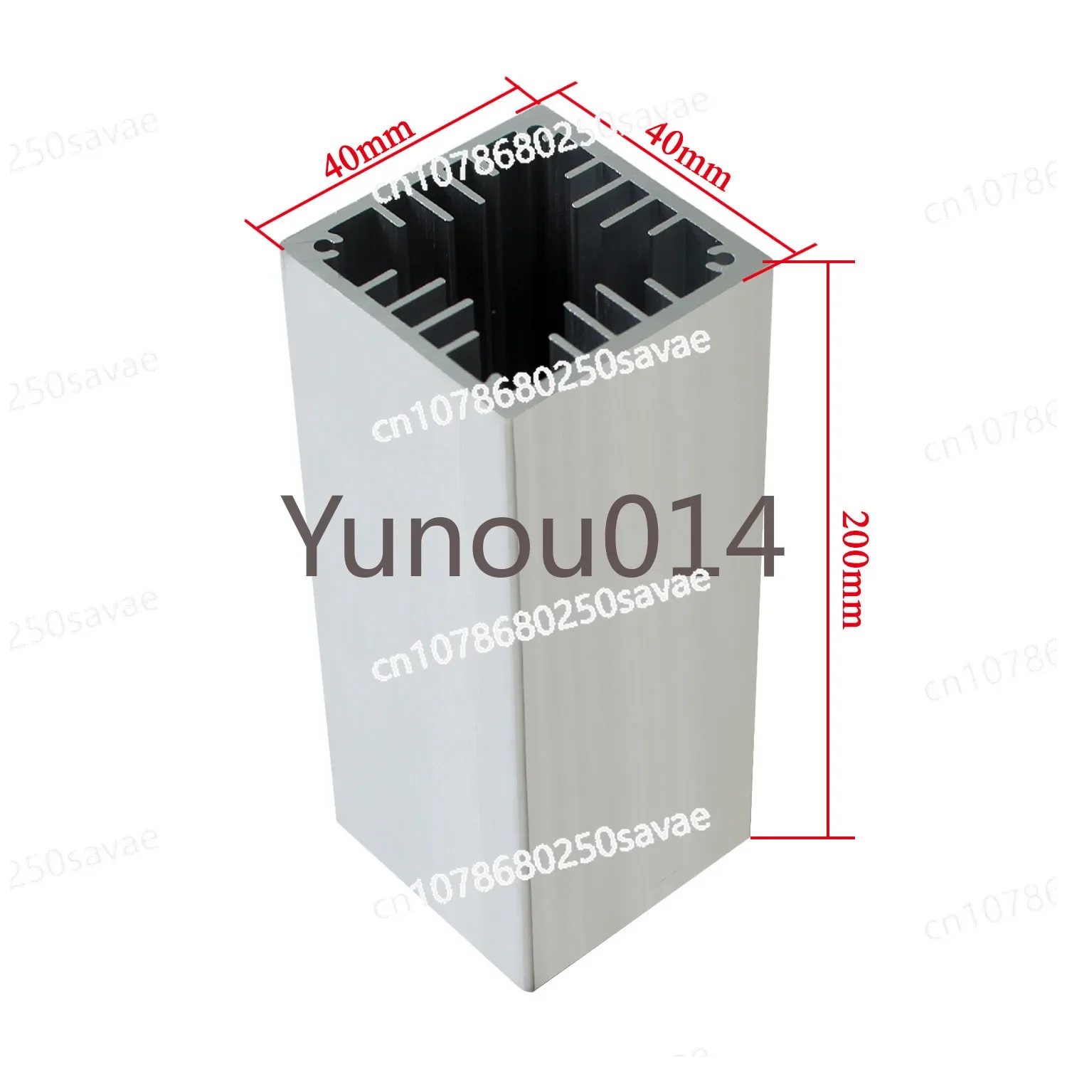 Wind Tunnel Radiator for High Power Fan, Mating Wind Heatsink, Heat Dissipton Circuit, Heat Dissip, Segmented Heat Sink, 40*40