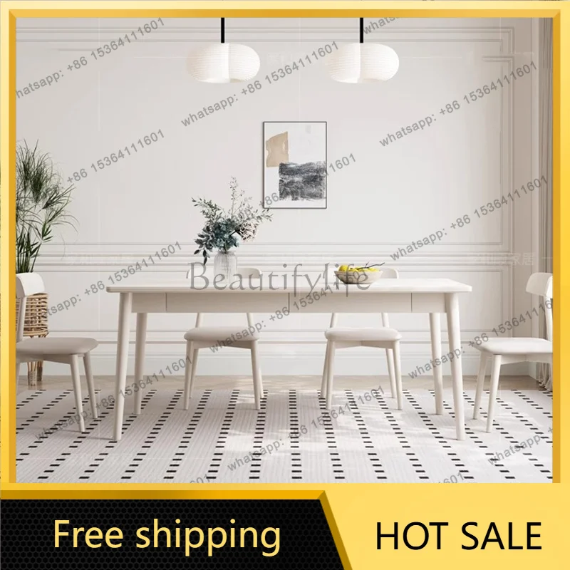 FG Nordic Designer Dining Table Dressing Reception Coffee Restaurant Dining Table Makeup Living Room Mesas De Jantar Home Furnit