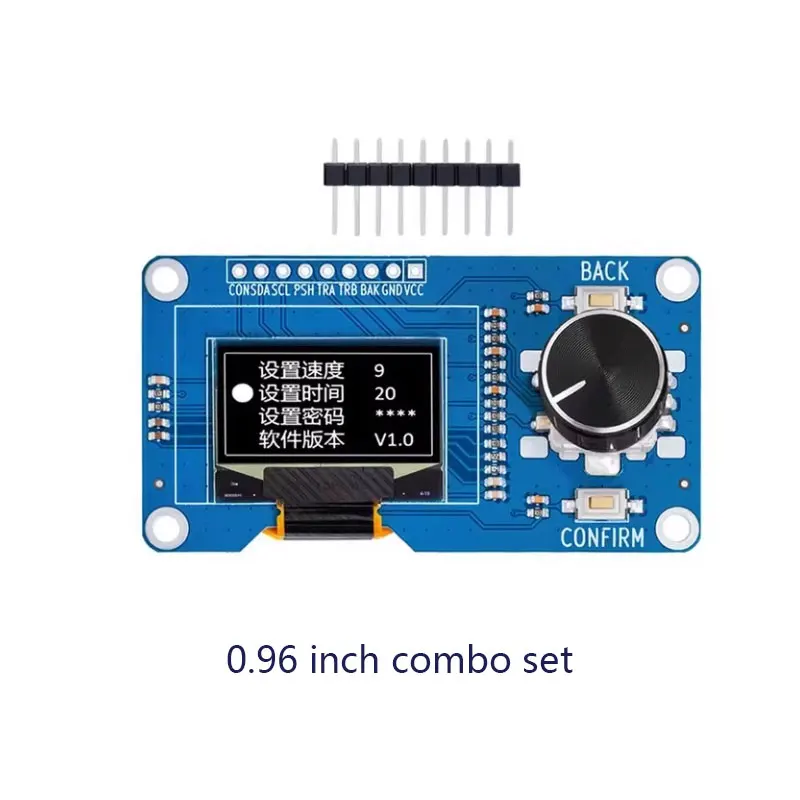 0.96 inch blue white yellow blue two-color IIC communication small OLED display module 51 microcontroller