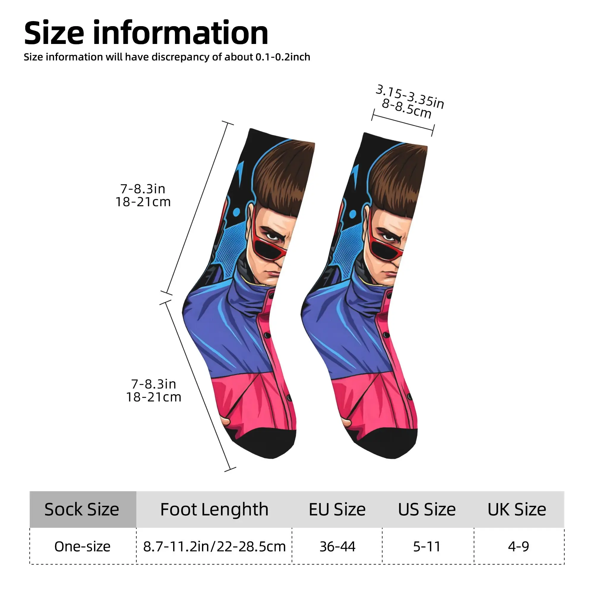 Funny Oliver Tree Vector Illustration Football Socks  Polyester Long Socks for Women Men Non-slip