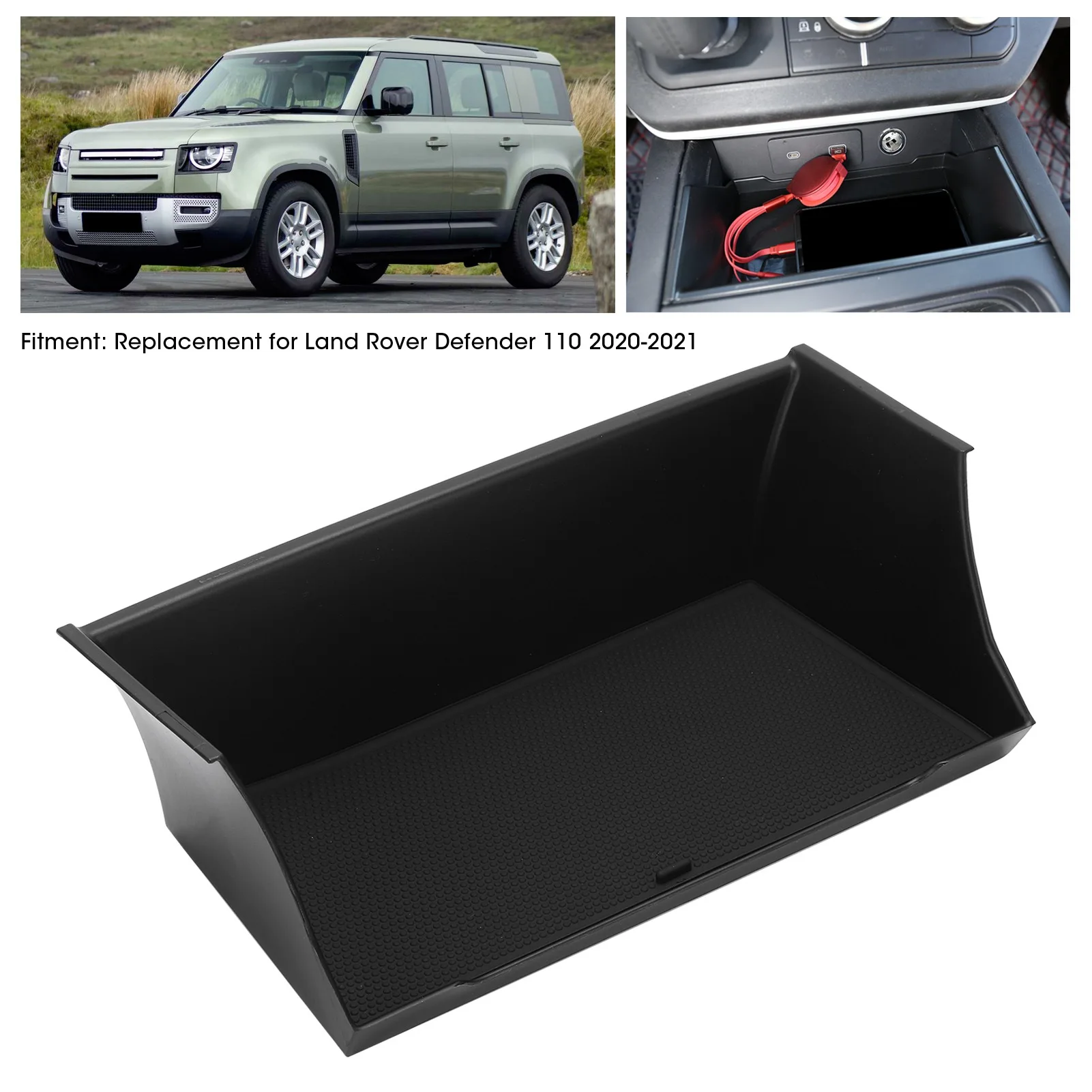 

Car Interior Storage Box Car Central Console Storage Box Interior Replacement for 110 2020‑2021