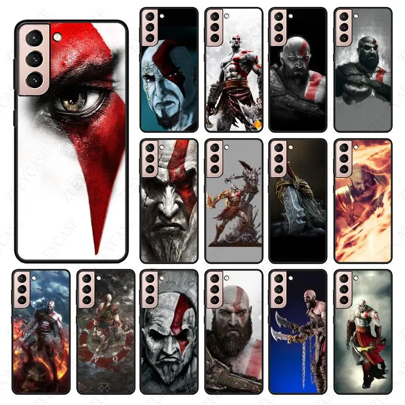 God Of War Kratos Black Phone Cover For samsung galaxy S24ultra S24 S21plus S23PLUS S20fe S20ultra S21Fe S22plus S23ultra cases