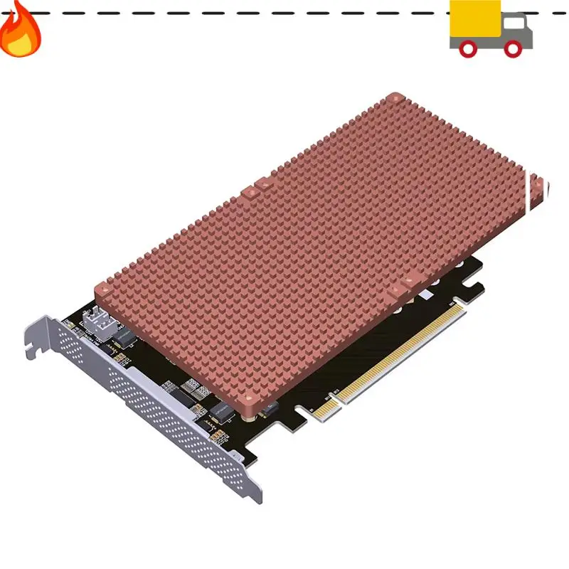 

Discount-For M.2 NVME 2242 2260 2280 22110 SSD To Pcie 4.0 PCI Express4.0 Adapter Card Bifurcation 4-Bay Board Expansion Card