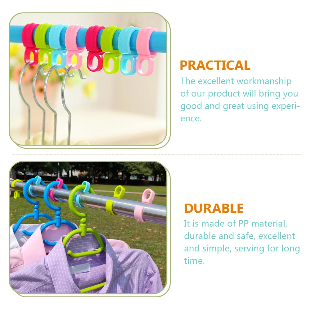 80 stuks winddichte haak voor kleerhanger antislip wasclip Pp lichtgewicht kledingstaaf ronde haken thuisopslag