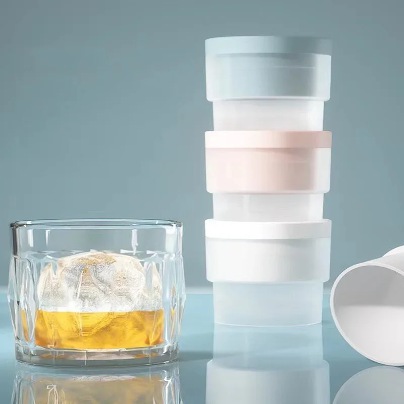 DIY Ice Ball For Cocktail Whiskey Drink Silicone Ice Maker Food Grade Sphere Ice Mold Stackable Slow Melting Home Bar ice tray - view 6
