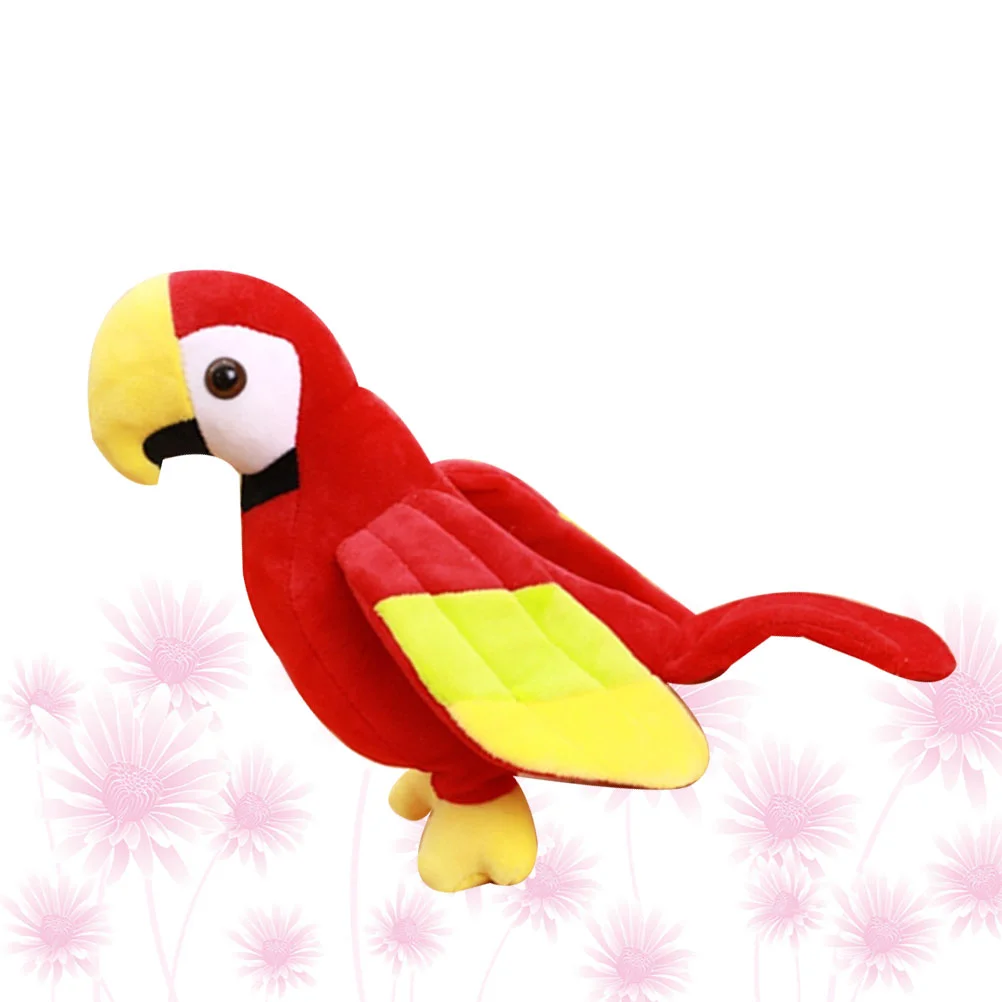 

1PC Simulation Stuffed Toy Plush Parrot Adorable Bird Toy Party Decorative Supply for Kids Girls