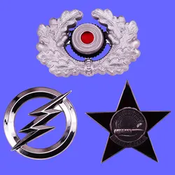 Military Alliance Retro Metal Badge Justice Hero Sign Brooch Accessory Backpack Hat Bag Collar Lapel Pin Souvenir Collect Gift
