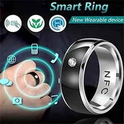 Smart Ring Wearable Technology Waterproof Unisex NFC Phone Smart Accessories for Couples 6-13