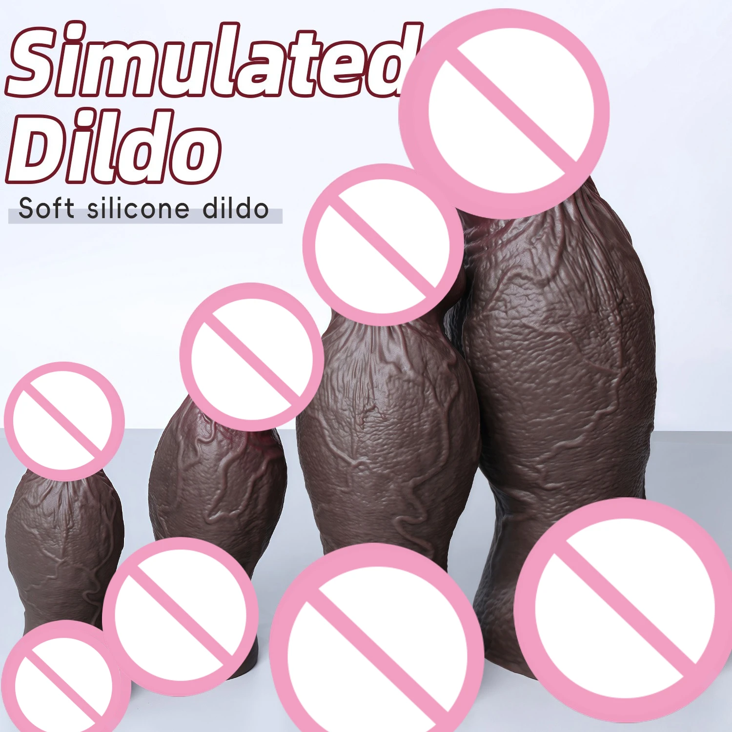 Godemiché à ventouse géant doux, 3 tailles, veines et Texture réalistes, Plug Anal en Silicone Extra Large, extenseur, pénis épais, jouet sexuel de 18 ans et plus