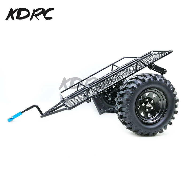 1set Axial SCX10 1/10 Metal Hitch Mount Trailer 220*205mm for RC Crawler 90046 TRX4 D90 CC01