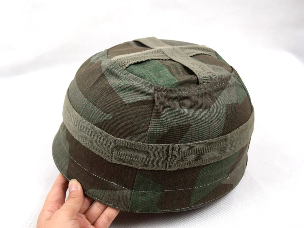 

Reenactment Cosplay German Fallschirmjager Paratrooper M38 Helmet Cover Splinter Camo Color 　