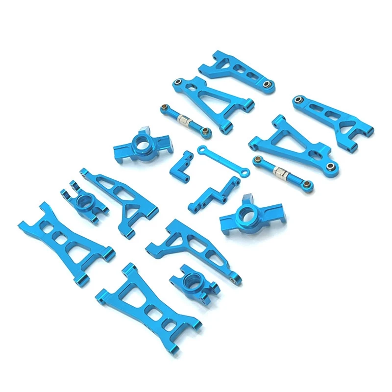 

Swing Arm Steering Group Cup For 16207 16208 16209 16210 H16 Remote Control Car Replacement Metal Upgrade Kit,Blue