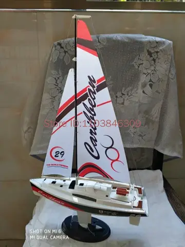 Joyway Red Caribbean 8802 Proportional Remote Control RC Sailing Boat Model Outdoor Competition Kid's Toy Gift