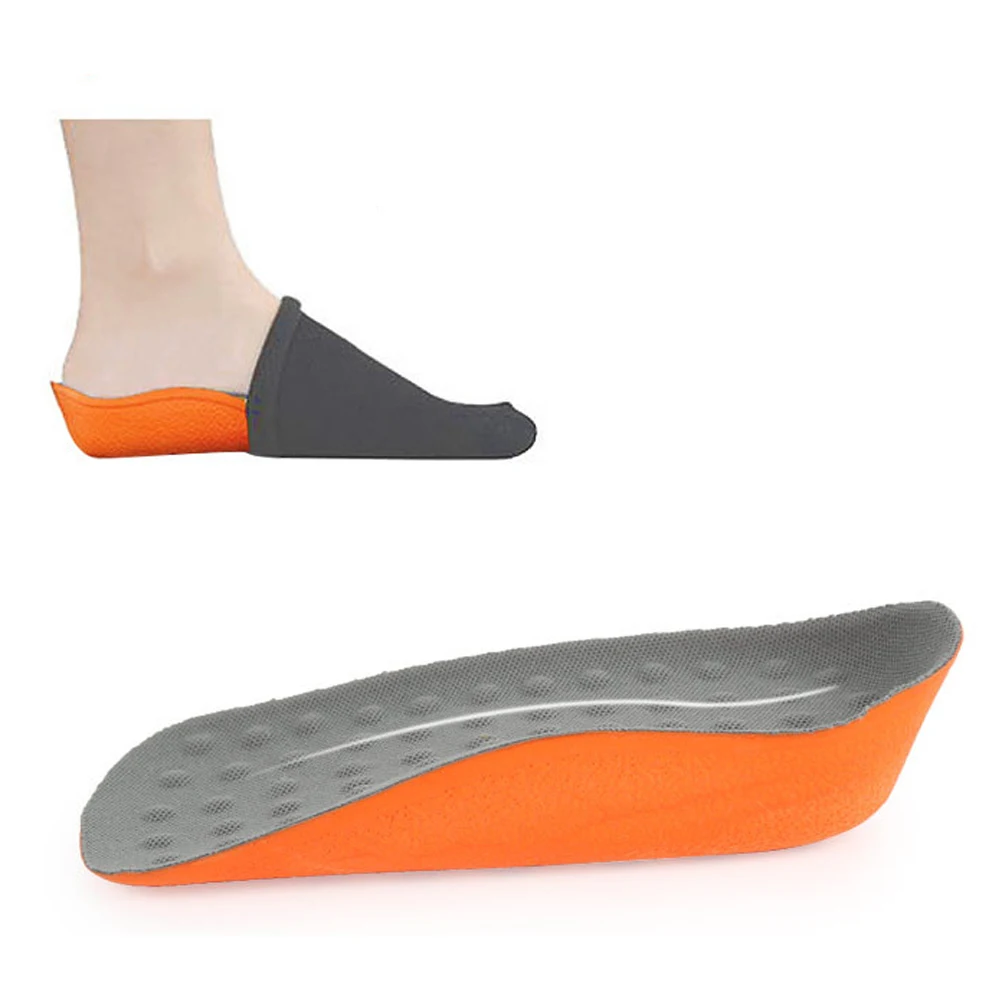 

Height Increasing Insoles PU Comfort Pads Anti Slip Heel Lifts Taller Shoe Cushions Foot Care Tools Heightening