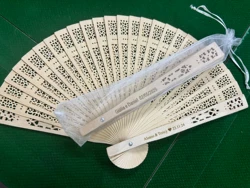 Free custom wooden fans for wedding parties, folding hand fans for party decoration, tea pot gifts, 25/30/40/50/70pcs