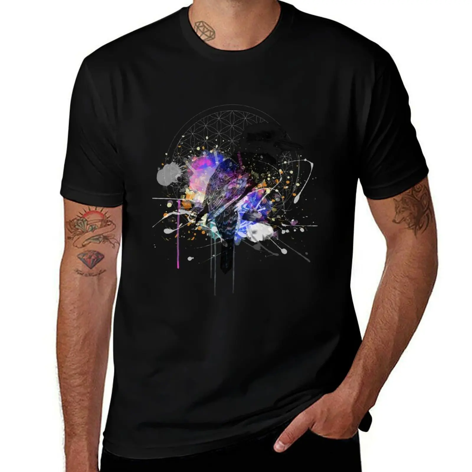 Colourful Happiness - Kookaburra T-Shirt Street Art Print Tee Shirt T-Shirt