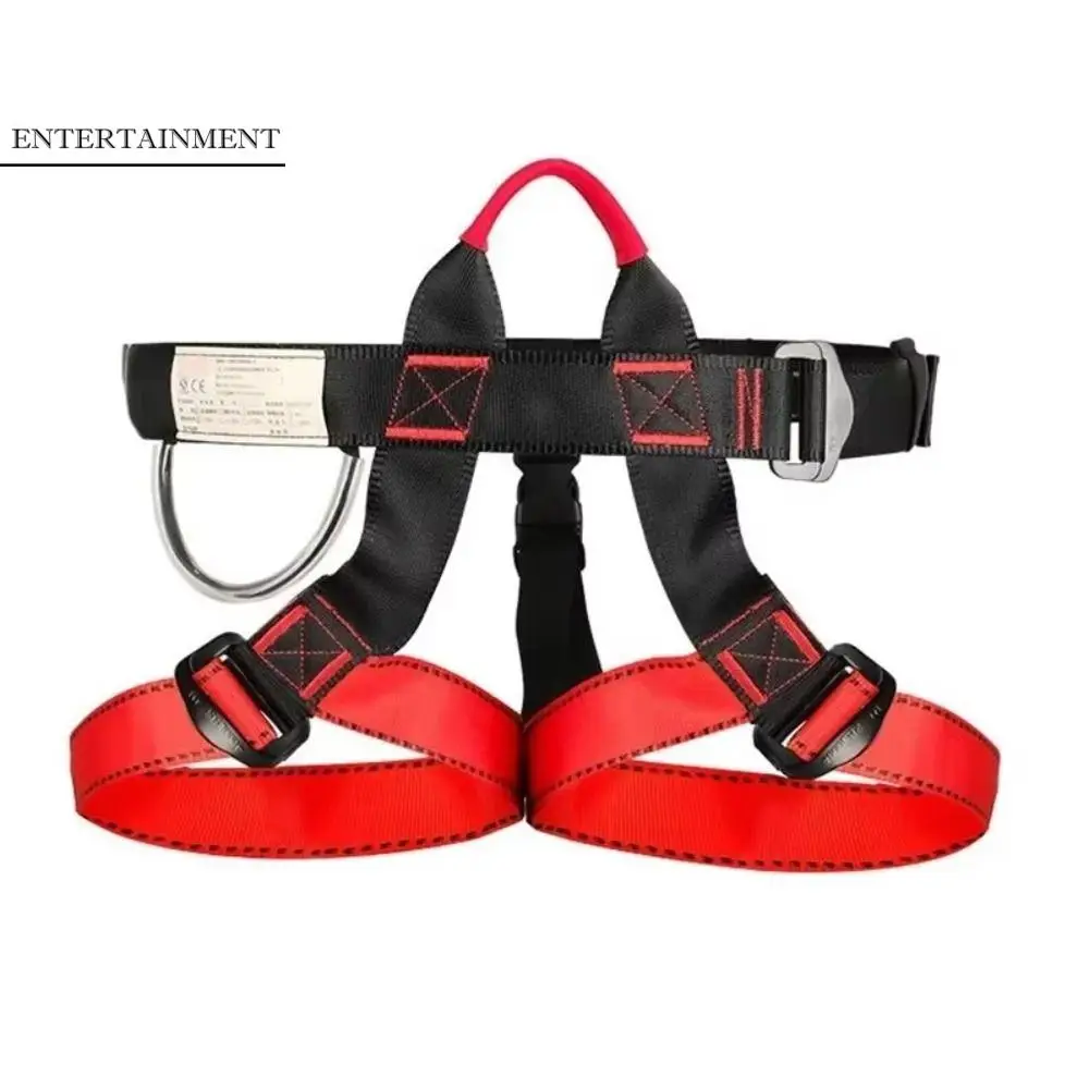 

Waist Support Outdoor Sports Harness Safety Strong Rock Climbing Harness Adjustable High Capacity Climbing Half Body Safety Belt