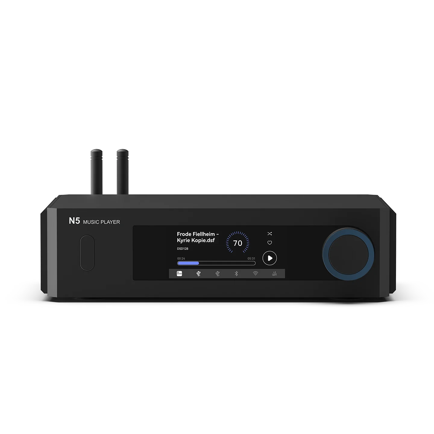 AUNE N5 مشغل موسيقى الصوت الرقمي شبكة تدفق DSD512 PCM 32bit 768 كيلو هرتز ESS9039Q2M رقاقة واي فاي بلوتوث HiFi DAC فك