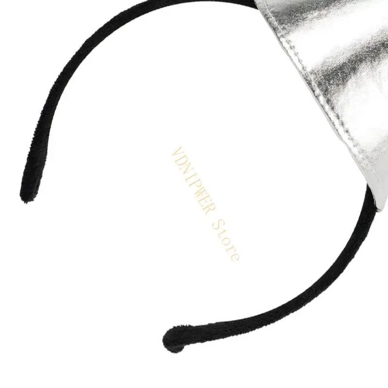 Tin Man Hat Hairband Bowtie Roleplay Costume Accessoire pour Halloween Theme Party D08E