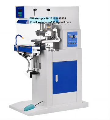 YYIPACK GQ-C4 Máquina de tampografía de 2 colores con depósito de tinta para teclados, pelotas de golf, ratones y máquinas de codificación