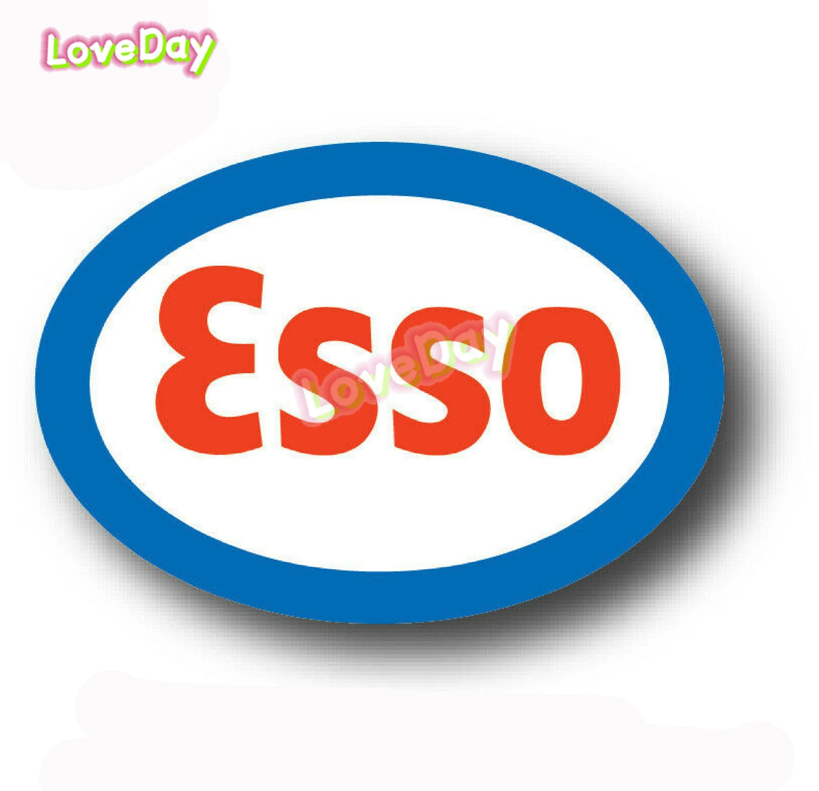 ESSO Gasoline Logo Sticker Decal Put A Tiger in Your Tank Made in USA Window Car Laptop Wall Sticker Vinyl Cartoon Car Stickers