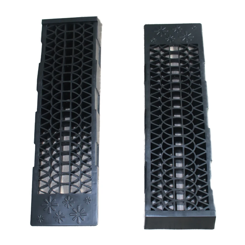 5000KG Capacity Heavy Duty Car Ramps 70cm Plastic Portable Loading Access Ramps Lift Repair Maintenance Jack Lift Tool 2pcs/Pair