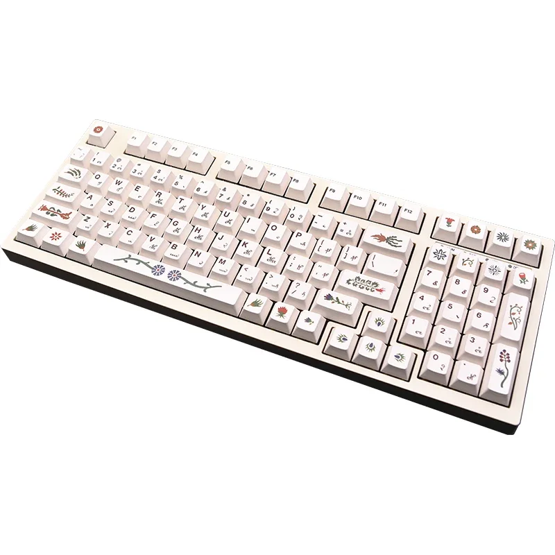 

Original highly sublimated pbt keycap small full set 68/84/87/108/980