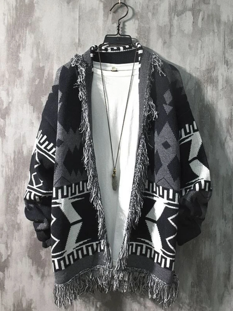 

Y2k Корейская уличная одежда женское вязаное пальто с принтом повседневная элегантная облегающая верхняя одежда с длинными рукавами субкультура Harajuku ретро топы осень