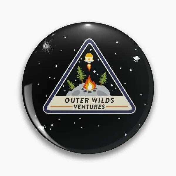 Outer Wilds Ventures Patch  Soft Button Pin Funny Gift Collar Brooch Cute Cartoon Badge Decor Hat Creative Metal Jewelry Clothes