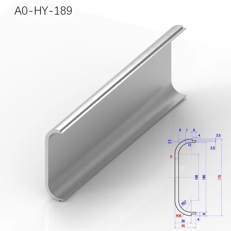 Extrusion Aluminum 6063 Side Panel Profile Aluminum Profile Aluminum Alloy Aluminum Plate CNC Technical Factory Customizable