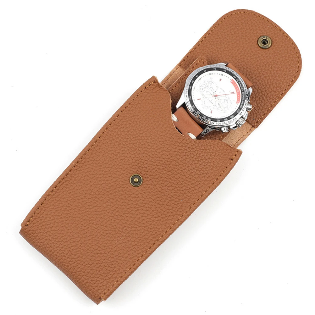 

1pc Watch Storage Bag Durable Travel Pouch For Watches Dustproof Scratch Resistant Organizer Case