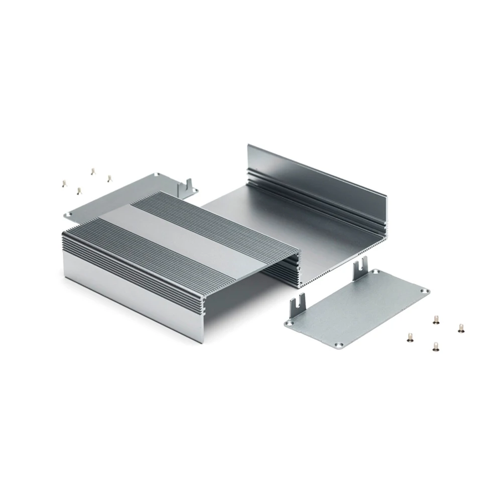 Split Type Electronic DIY Instrument Project Box Power Module Metal Cooling Housing Extruded Aluminum Enclosure H18 106*54MM