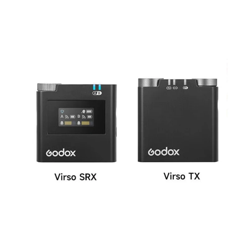 Godox Virso S M1 2.4GHz Wireless Lavalier Omnidirectional Microphone Receiver Sony-dedicated Lossless Sound Quality Long Range