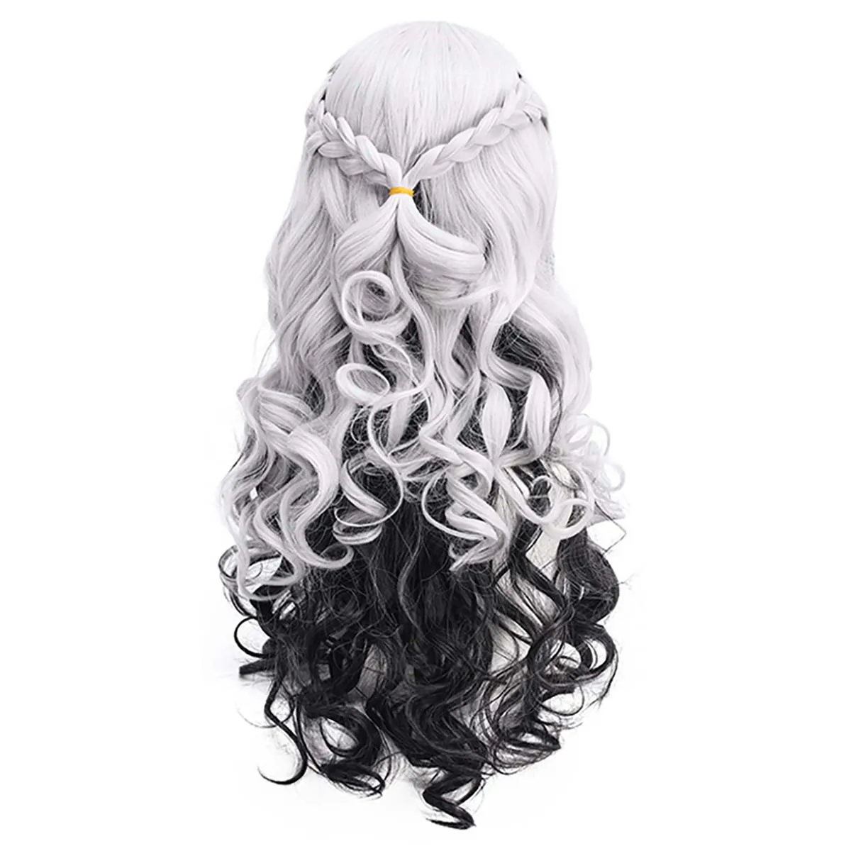 quality hot sale Halloween Game Ada Mesmer Everlasting Night Cosplay Long Gradient Curly Heat Resistant Synthetic Hair Wig