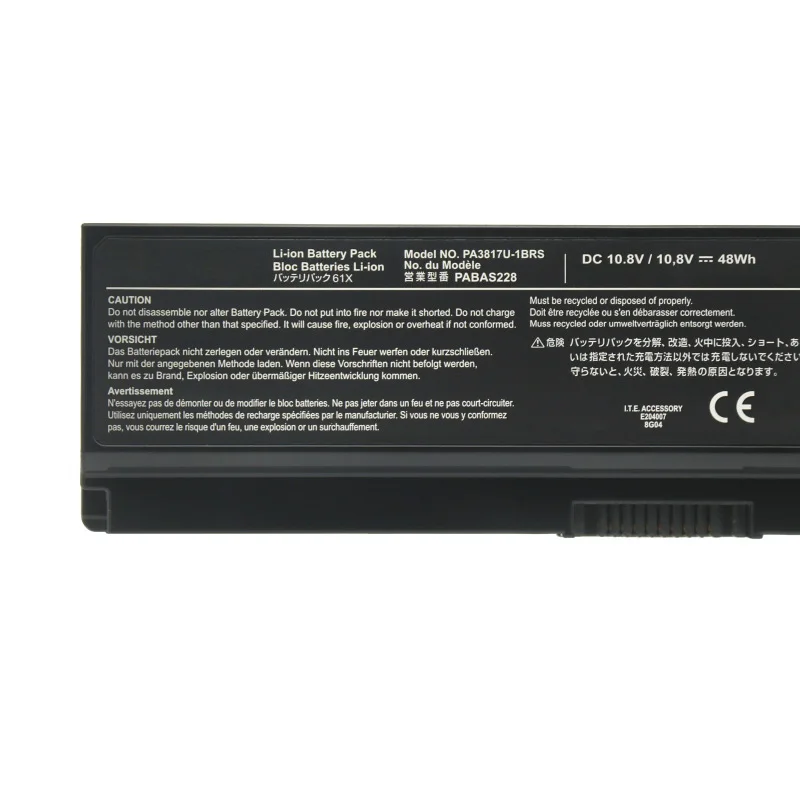 ZEDI NEW PA3817U-1BRS PA3817U Battery For Toshiba Satellite A660 C640 C600 C650 C655 C660 L510 L630 L640 L650 L670 L770 PA3818U