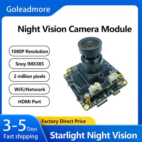 2MP IMX385 Camera Module 1080P 60FPS 720P 120FPS Support Ethernet WiFi USB HDMI Interface Night Vision Camera Module With IR CUT