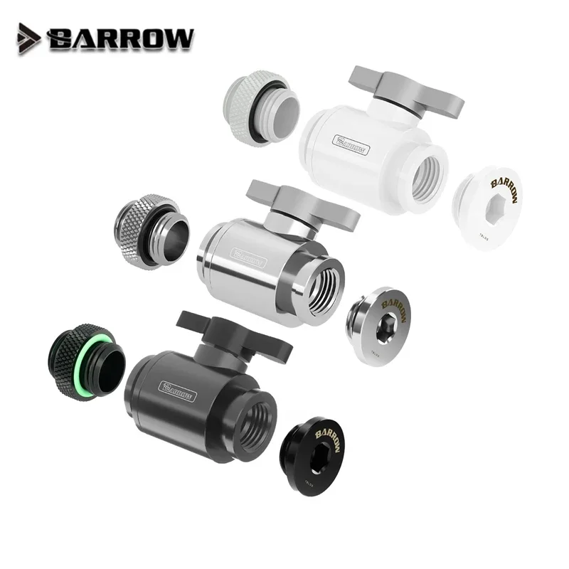 Barrow Water Cooing Valve Kit G1/4 Thread Double Female Cooler System