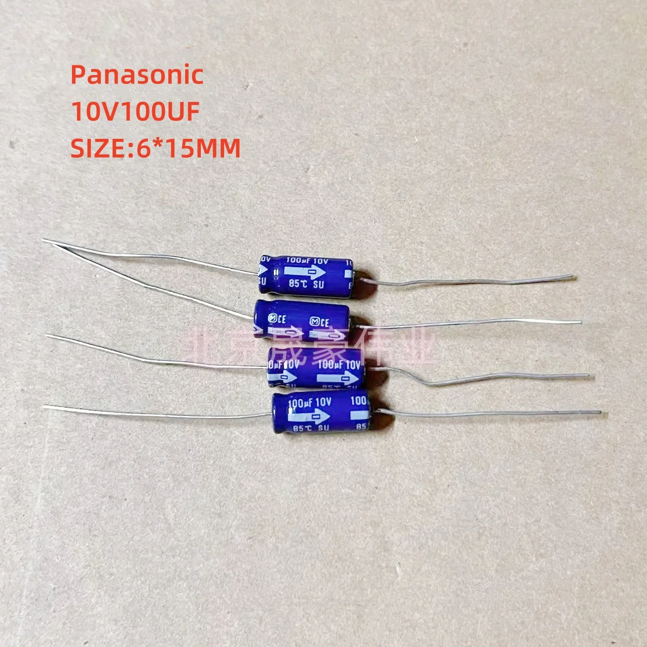 10 pz 10V100UF 10V220UF Panasonic serie SU condensatori assiali audio 100 UF/220 UF/10 V