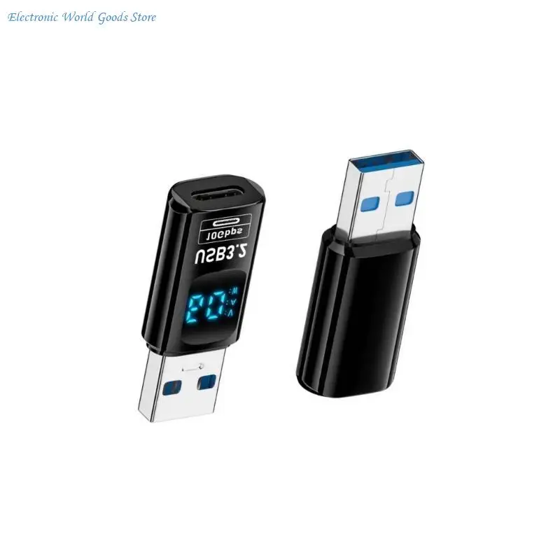A3PD USB C Male to USB A Female Highly Speed Adapters for Gadgets Digital Display