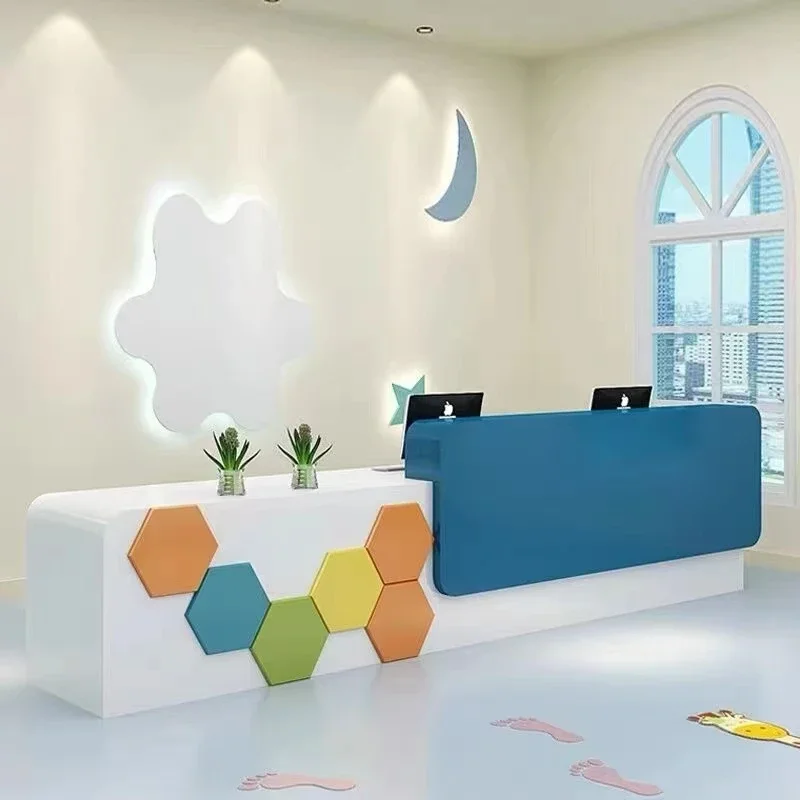 Kindergarten Reception Desks Help Center Customer Service Reception Desks Luxury Beauty Salon Empfangstisch Office Furniture