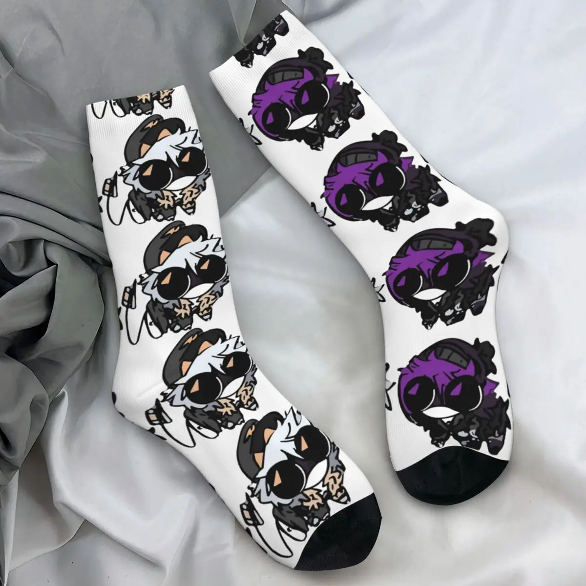 Murder Drones Socks Casual Stockings Women Men Warm Soft Running Sports Socks Autumn Design Anti-Slip Socks