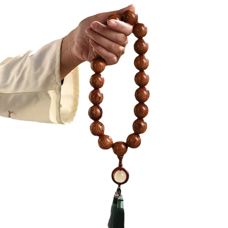 African Huanghuali Handheld Car Hanging Interior Decoration Buddhist Beads Tassel Gear Hanging Ornament