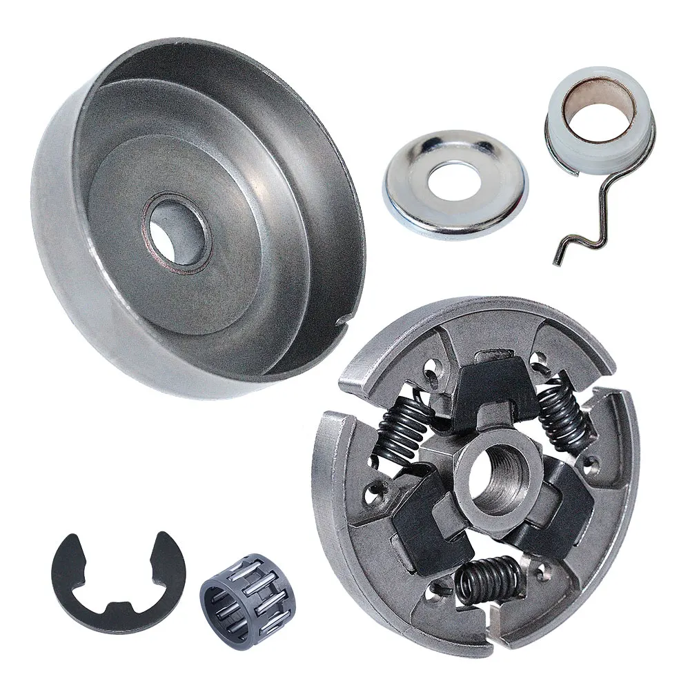 Kit de piñón de tambor de embrague de 6 dientes para motosierra Stihl 021 023 025 MS180 MS210 MS230 MS250 1123 160 2001 w engranaje helicoidal E-clip