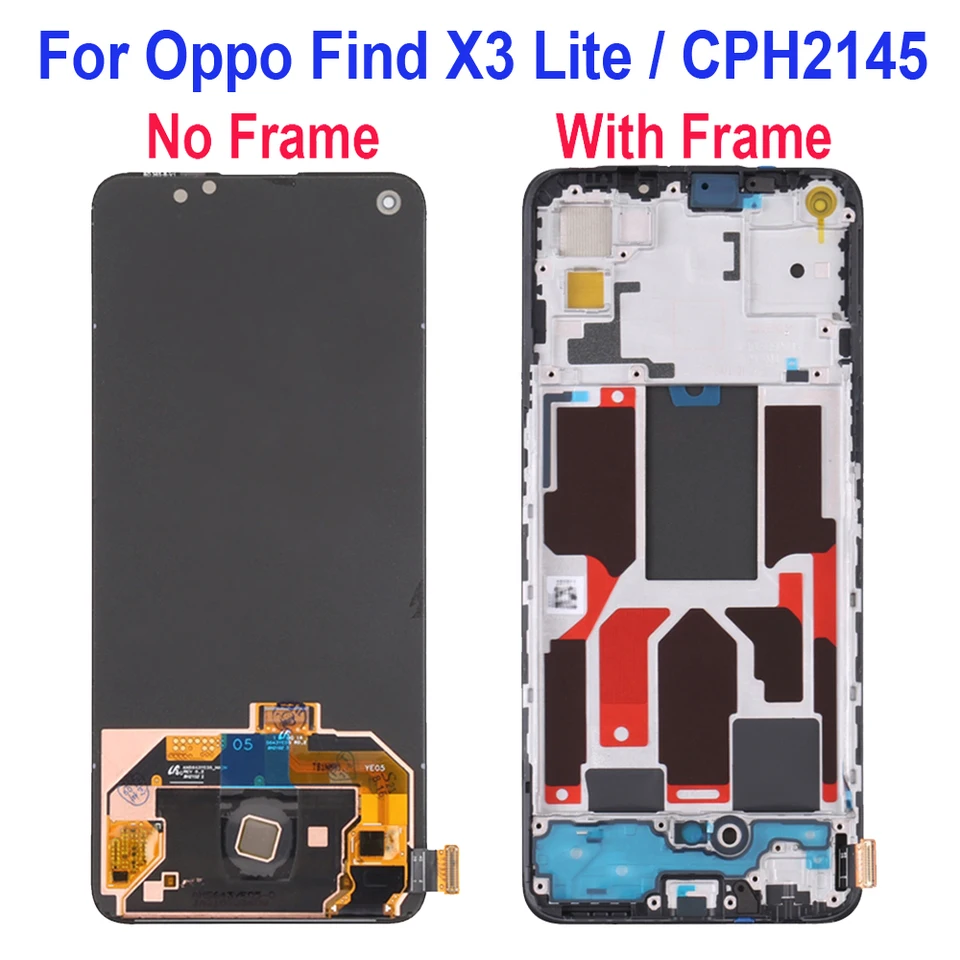 Oppo find x3 neo cph2207用のオリジナルのLCDディスプレイ,タッチ