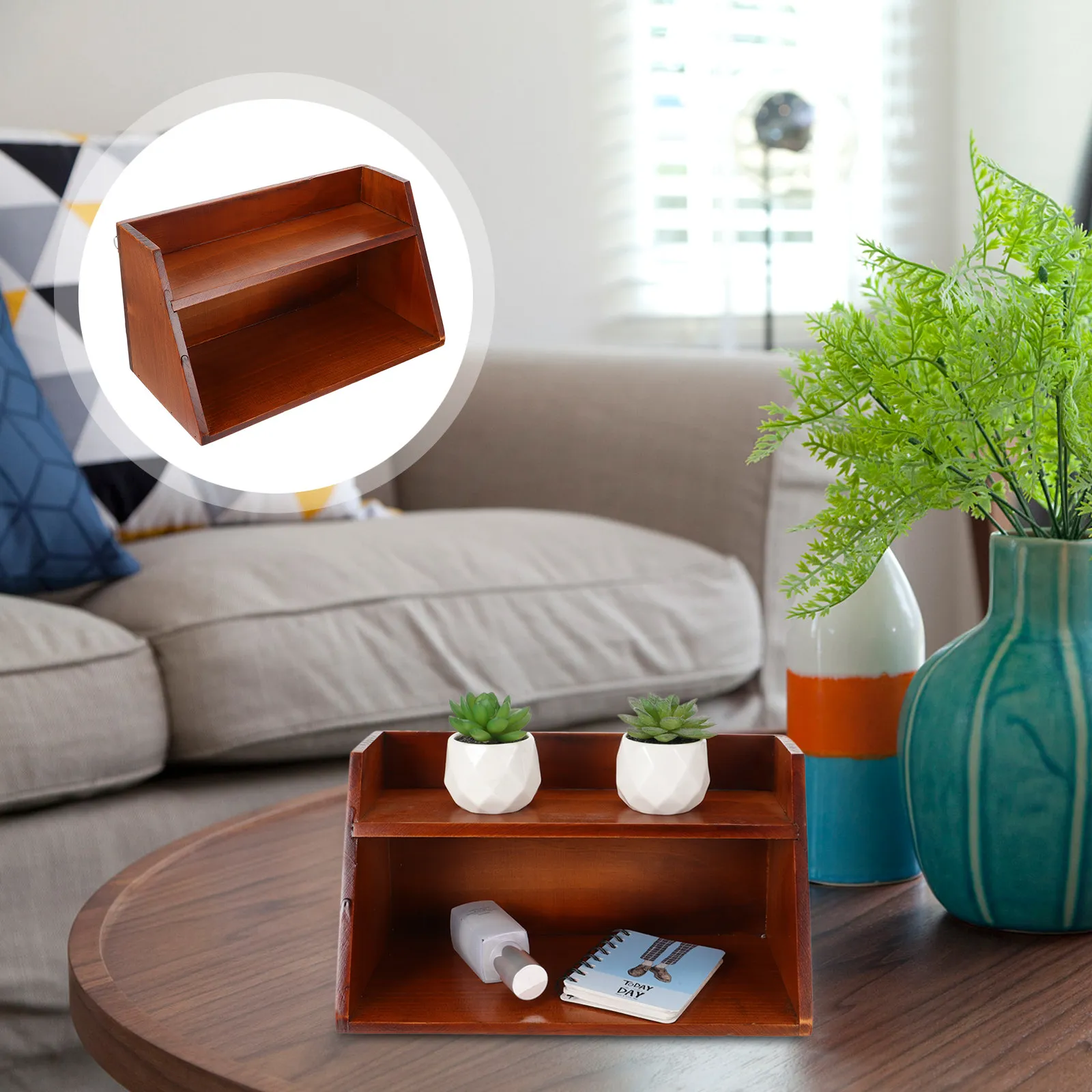 

1 шт. настенная полка для хранения, высококачественный 2-уровневый многофункциональный органайзер для косметики, парфюмерии, шампуня, для ванной комнаты