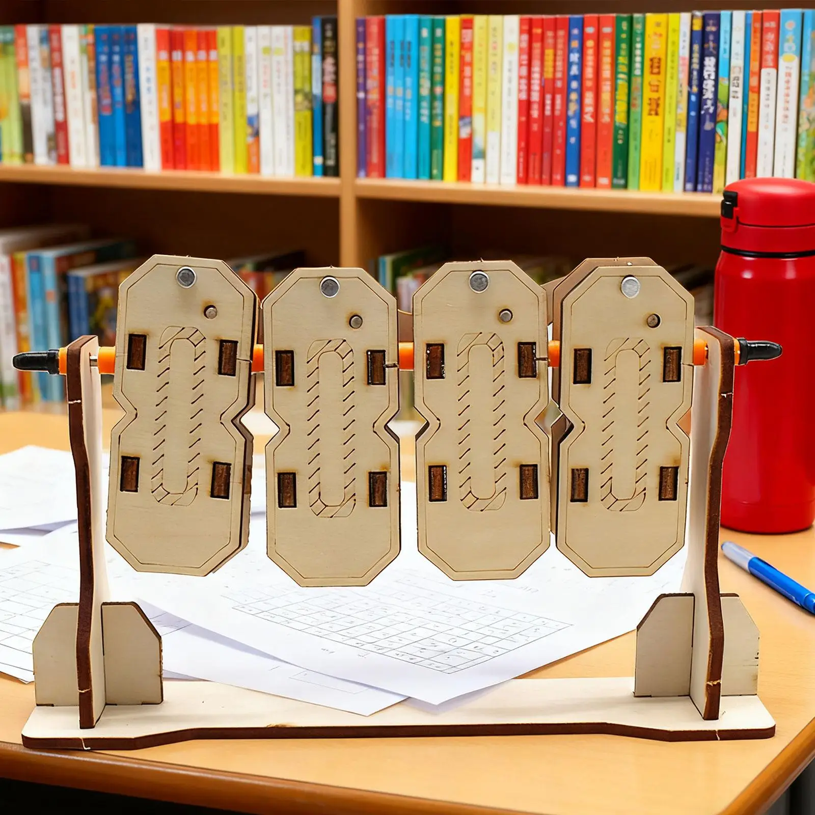 التجارب العلمية مجموعات DIY ثنائية ألعاب البناء الميكانيكية الخشبية التكنولوجيا إنتاج صغير للفتيات الفتيان المراهقين الأطفال