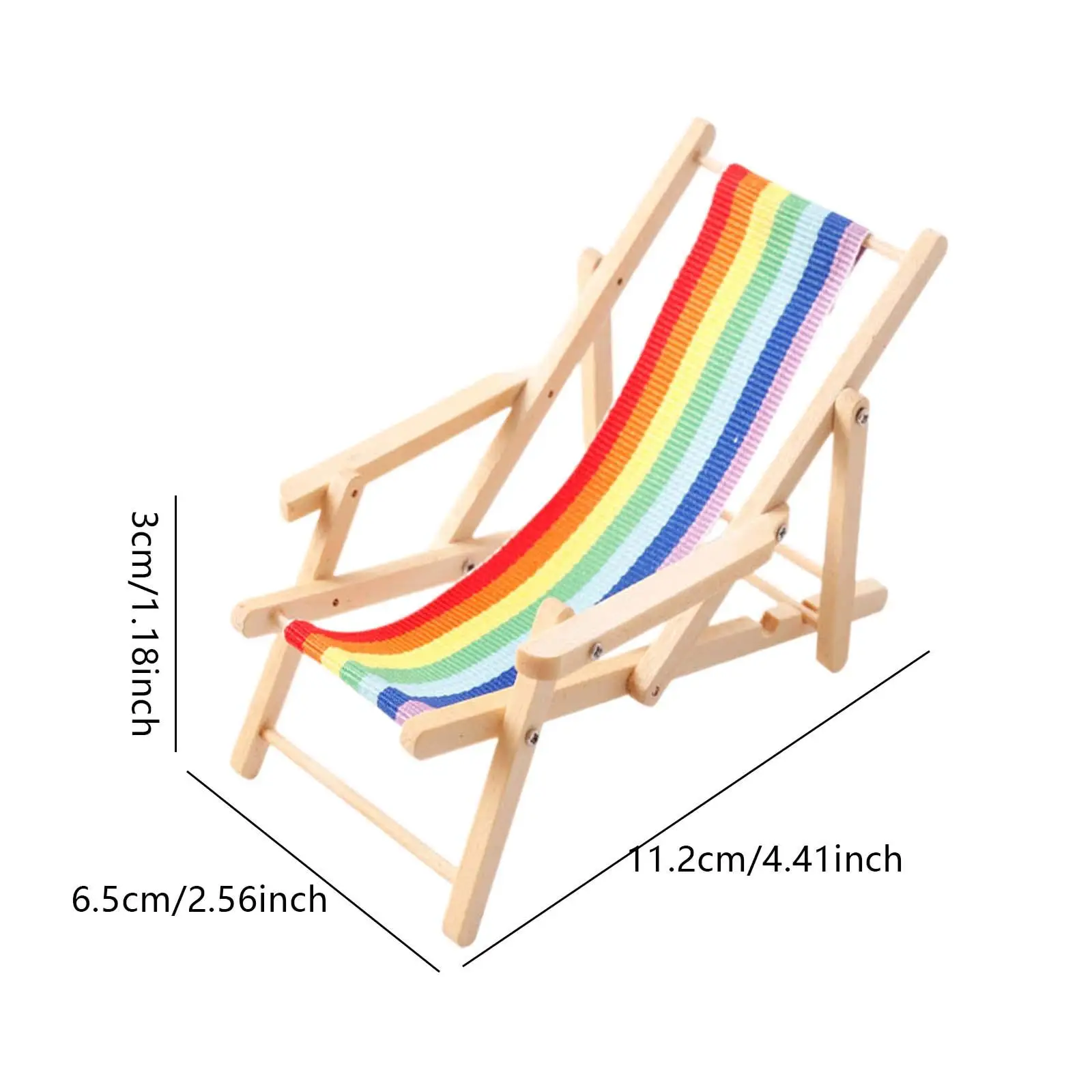 Dollhouse Accessories Mini Furniture Kit Wooden Chair for 1 12 Scale Doll House Room Decor
