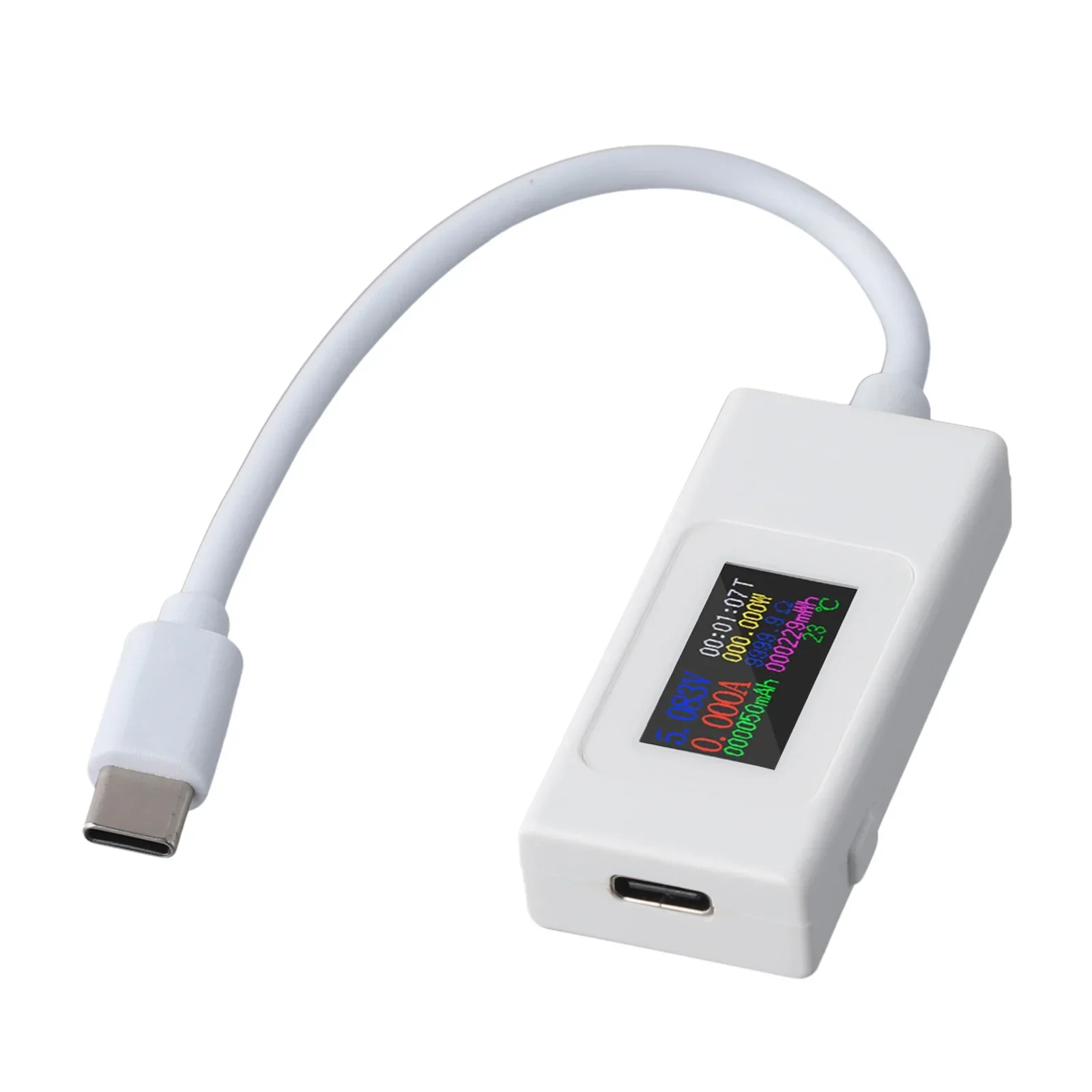 Charging Status Check Power Meter Charging Status Display Real Time Charging Monitor Capacity Tester High-precision Measurement