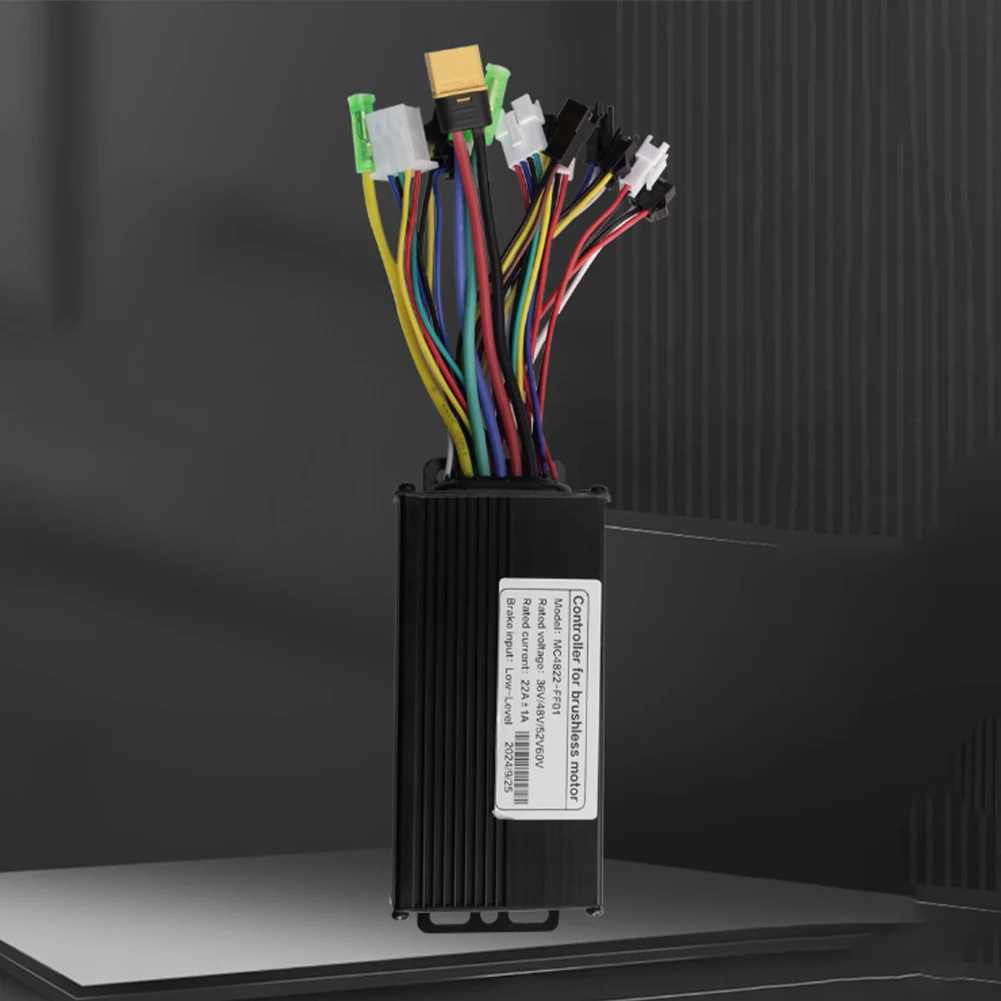 وحدة تحكم ثلاثية الأوضاع، وحدة تحكم سوداء بدون فرش، تصميم عطل منخفض، أسلاك واجهات دقيقة للدراجات البخارية #4